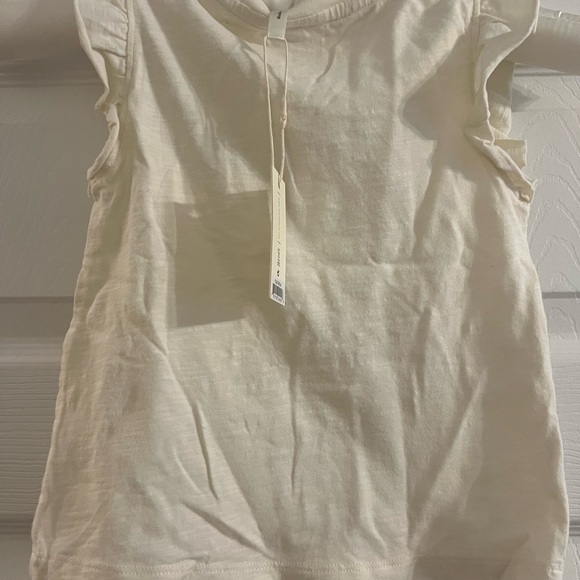 NWT Rylee + Cru Ruffle Tank Top with Embroidery - Picture 2 of 7